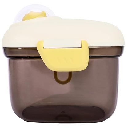 Bebamour Baby Formula Dispenser Container Portable Formula Dispenser Container with Scoop, Carry Handle and Date Maker for Travel Outdoor for Baby Infant,500ML (Coffee)