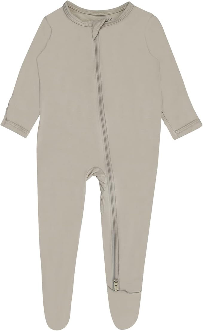 GUISBY Pajamas for Baby Boys & Girls, Infant Onesie with Mitten Long Sleeve Footed Pjs