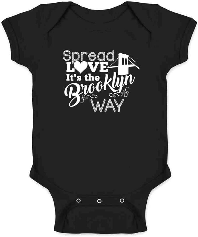 Pop Threads Spread Love Its The Brooklyn Way Infant Baby Boy Girl Bodysuit