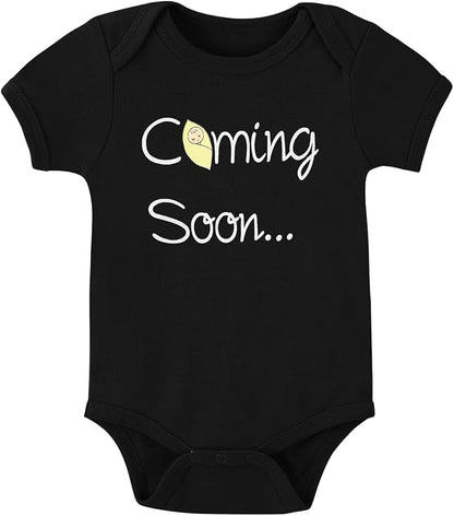 Cnins Newborn Baby Bodysuit - Pregnancy Announcement & Infant Loss Gift, Coming Soon & Rainbow Design Coming Home Outfit