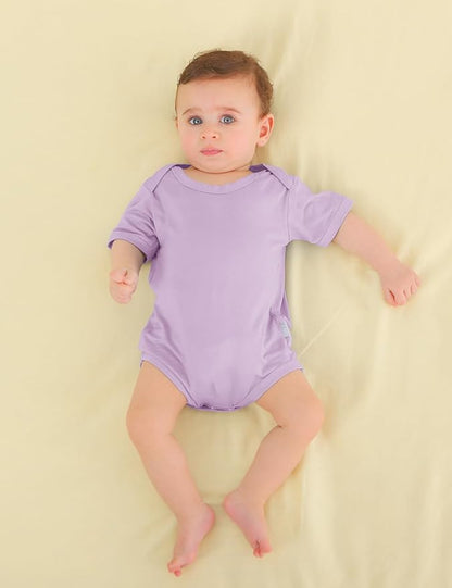 Jimonda Baby Bodysuits Rayon from Bamboo Short Sleeve Baby Boys Girls Rompers Soft Outfits Newborn Clothes