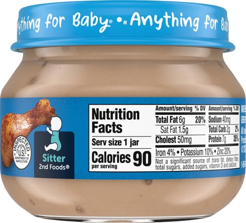 Gerber Chicken and Gravy Baby Food, 2.5 Oz (Pack of 6)