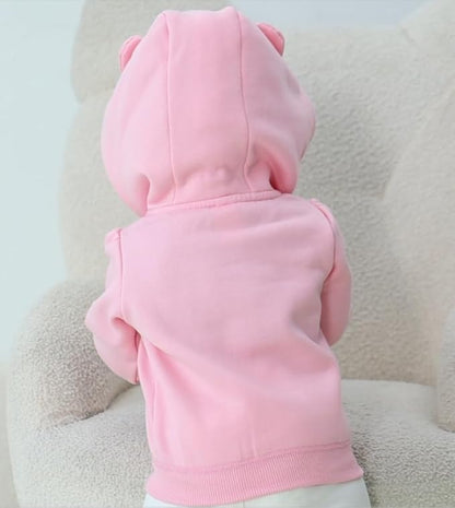 Baby Girls Boys Warm Adorable Hooded Zip Coat for Fall Spring Outerwear 3-24M Kids Jacket
