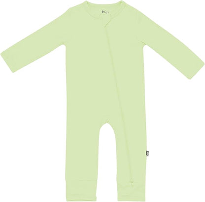 KYTE BABY Unisex Rayon Made From Bamboo Zippered Rompers 0-24 Months