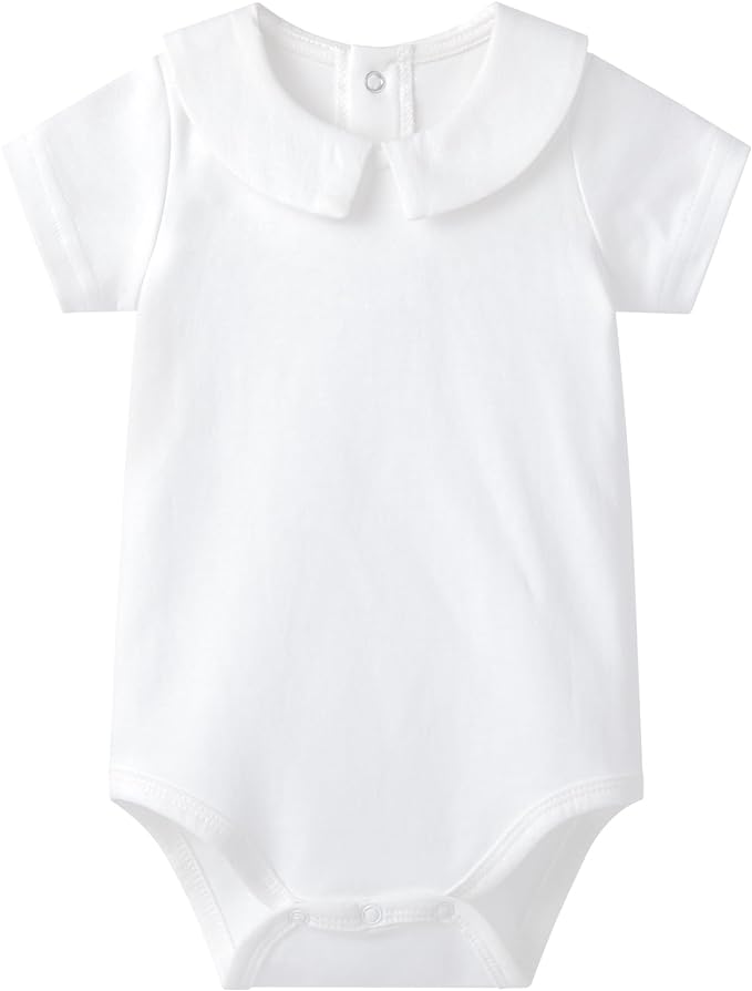 pureborn Baby Girls Boys Bodysuit Super Soft Cotton Romper 0-24 Months