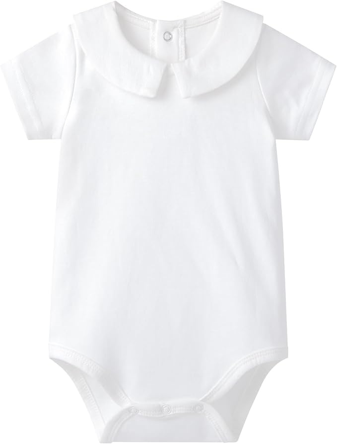 pureborn Baby Girls Boys Bodysuit Super Soft Cotton Romper 0-24 Months