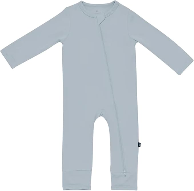 KYTE BABY Unisex Rayon Made From Bamboo Zippered Rompers 0-24 Months