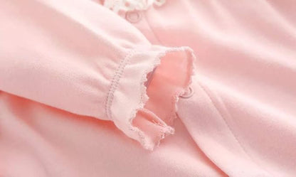 Baby One Piece Romper Soft Cotton Sleepwear Footed Jumpsuit for 0-12 Month Infant