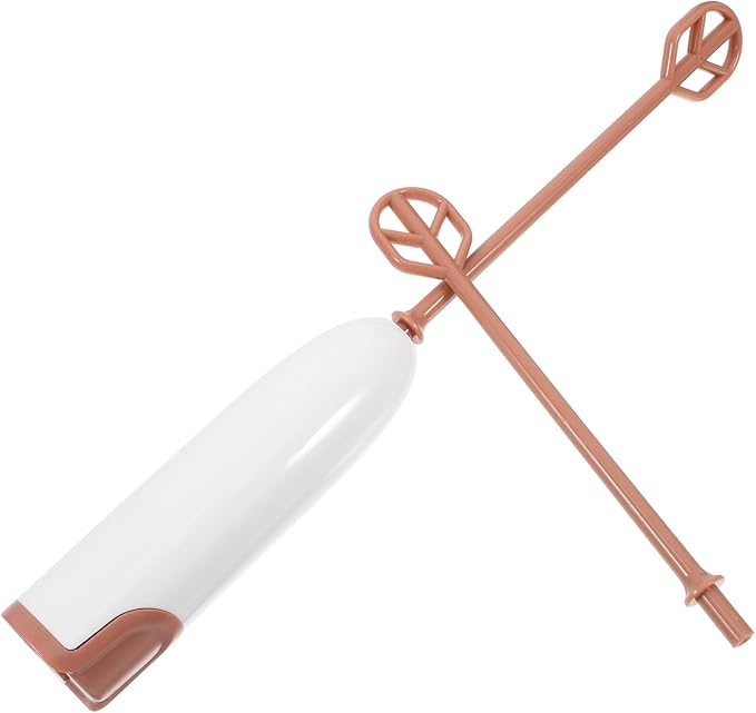 Cabilock Portable Handheld Electric Mixer Stirrer for Milk Powder Protein Shakes Detachable Design for Easy Cleaning Lightweight Drink Mixer for Parents Go Use Stirring Rods Warm White