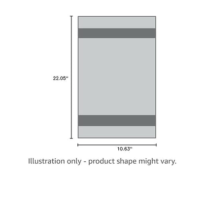 mushie Muslin Baby Burp Cloths | 100% Organic Cotton, Set of 2 (Natural/Fog)