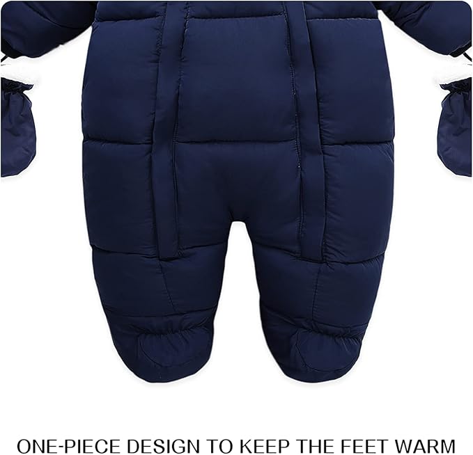 Baby Girl Winter Snowsuit Toddler Jacket Clothes For Boy Infant Jumpsuit Hoodied