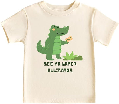 See Ya Later Alligator Baby Bodysuit, Newborn Outfit, Baby Clothes, Gift for Children