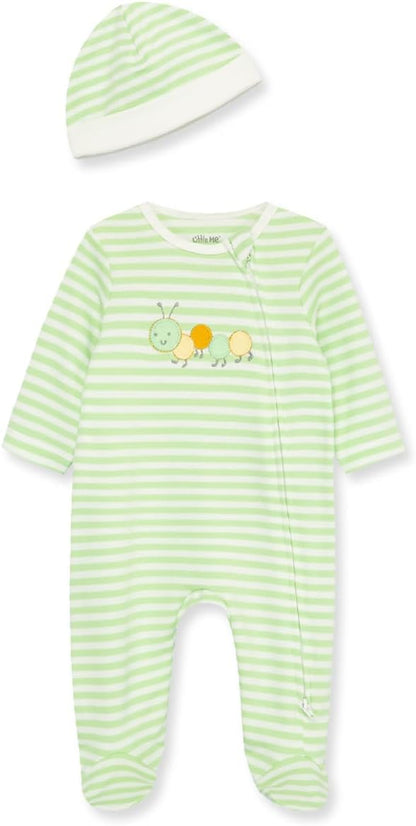Little Me Footie Pajamas Cotton Baby Sleepwear Boys and Girls Footed Sleeper
