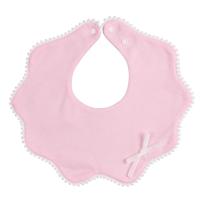 JANGANNSA 3 PCS Flower Baby Bibs Infant Burp Clothes for Baby Girls Saliva Towel Cotton Infant Toddler Girls Bibs (3 PCS -A)