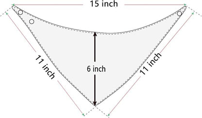 JN&LULU 3 Pack Newborn Baby Bibs Bandana Drool Bibs for Drooling Cotton Baby Gifts