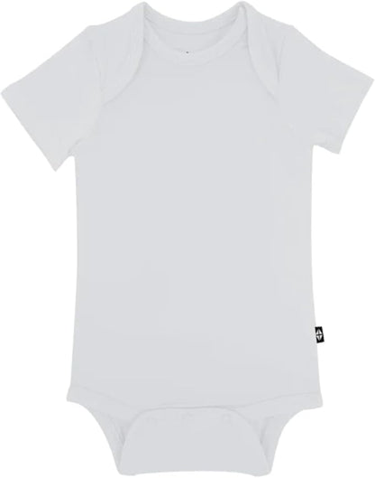 KYTE BABY Short Sleeve Unisex Baby Bodysuits, Rayon Made From Bamboo Material