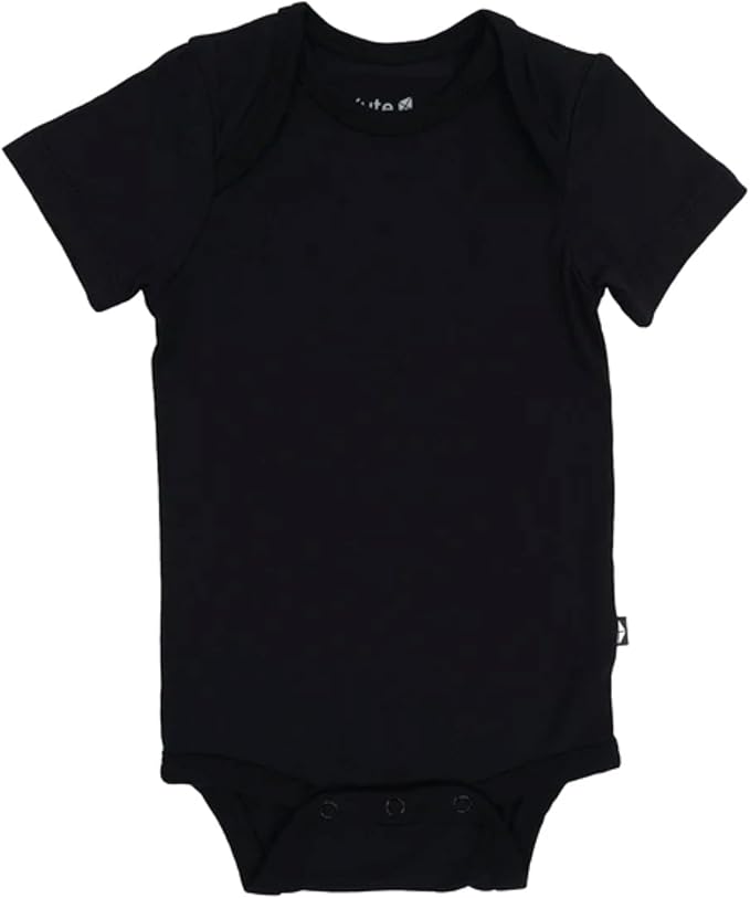 KYTE BABY Short Sleeve Unisex Baby Bodysuits, Rayon Made From Bamboo Material