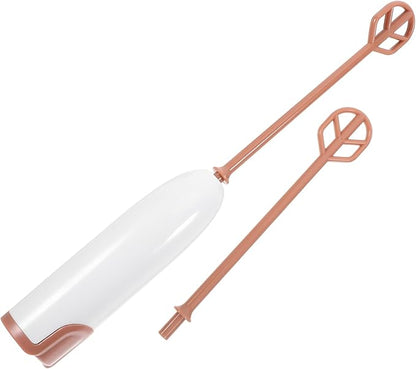 Electric Stirrer with Extended Handle Portable Handheld Mixer for Milk Powder Shakes Detachable Design for Easy Cleaning Lightweight for Busy Parents