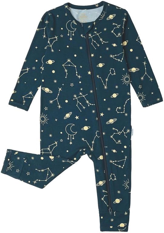 Baby Zippered Rompers Newborn Pajamas Sleepers Long Sleeve Jumpsuits Infant Zipper Romper-Viscose from Bamboo