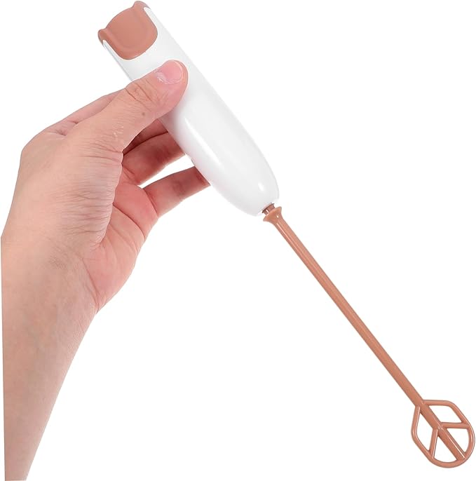 Handheld Electric Mixer for Milk Powder with Extended Handle Battery Operated Drink Mixer for Bottles and Cups Portable Automatic Stirrer for Juice and Formula Preparation Mixing