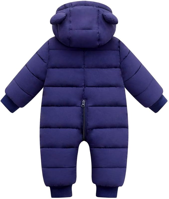 Ohrwurm Baby Snowsuit Winter Coat Fleece Lining Warm Hoodie Romper Puffer Jacket