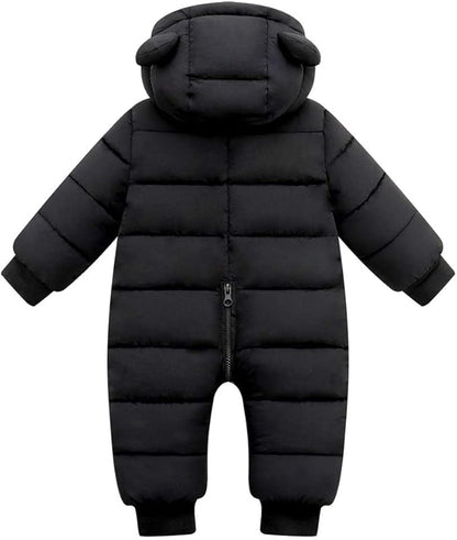 Ohrwurm Baby Snowsuit Winter Coat Fleece Lining Warm Hoodie Romper Puffer Jacket