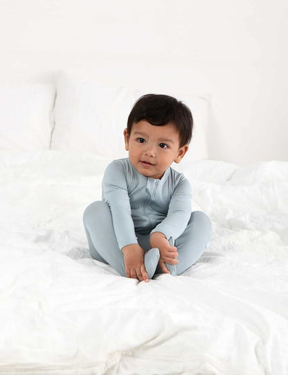 RRP Unisex Baby Footies Pajamas,Rayon Derived From Bamboo,Buttery Soft Sleep 'N Play PJs,2-Way Zipper Closure,0-18 Months