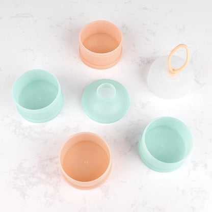 Accmor Baby Formula Dispenser On The Go, Stackable Formula Dispenser Formula Container to Go, Non-Spill Portable Milk Powder Kids Snack Storage Container, BPA Free