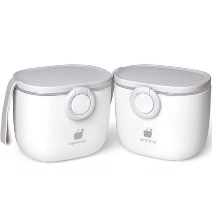 Termichy Baby Formula Dispenser, Portable Formula Dispenser Container with Scoop and Carry Handle for Travel Outdoor Activities for Baby Infant, 500ml