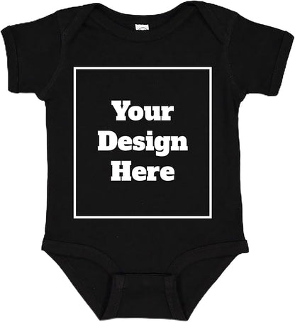 City Shirts Add Your Own Text and Design Custom Personalized Baby Rib Infant Bodysuit