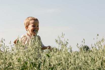 Bibs Colour Pacifier 2-Pack | BPA Free Soother, Round Nipple. Natural Rubber Latex,