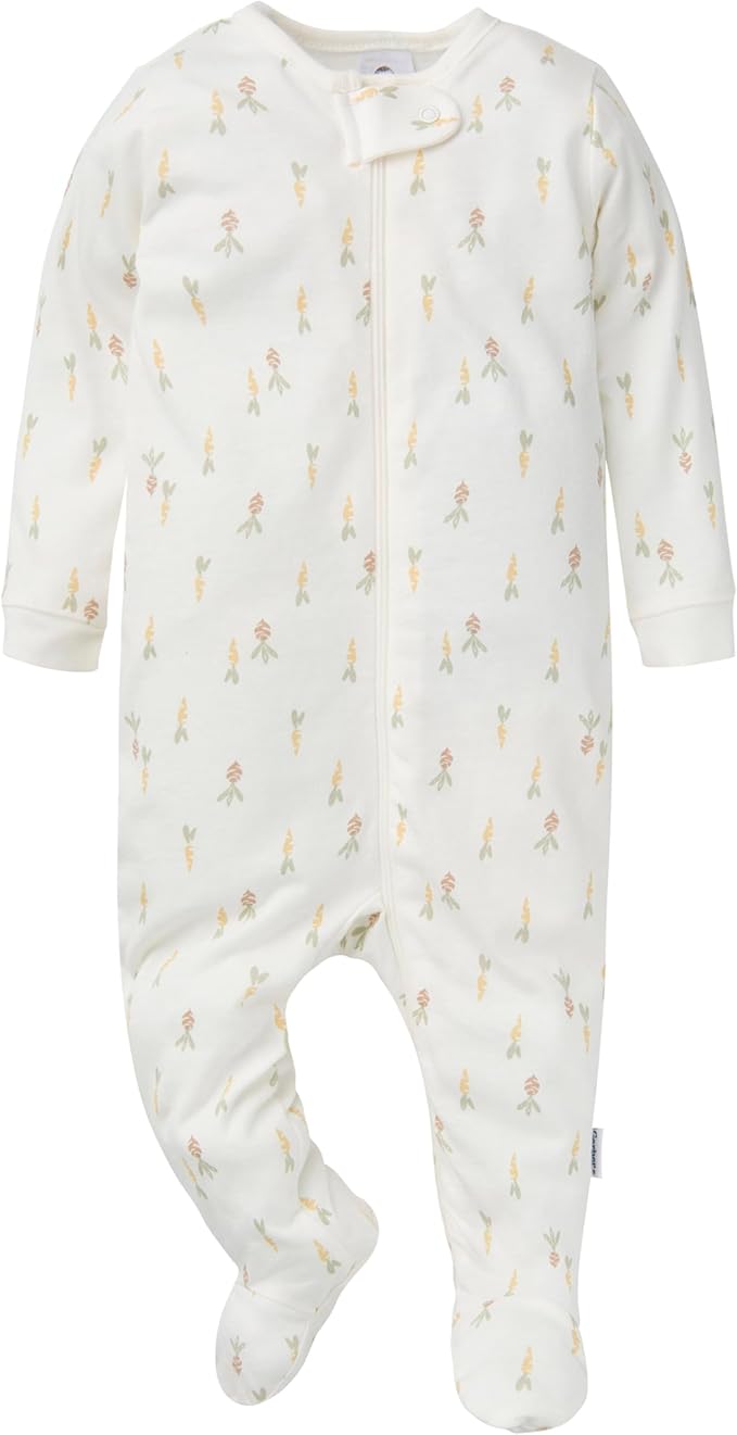 Gerber Baby Girls 4 Pack Sleep 'N Play Footie