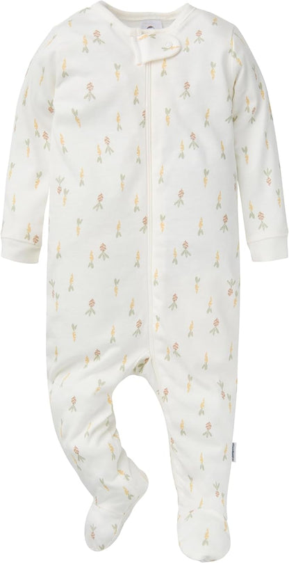 Gerber Baby Girls 4 Pack Sleep 'N Play Footie