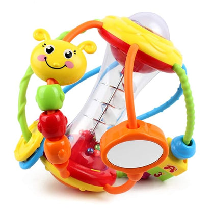 Baby Toys 0-6-12 Months, Baby Rattle Toys Activity Ball Infant Toys 6 Month Old Baby Toys 3-6 Months, Shaker Grab Spin Travel Toys Easter Christmas Basket Stuffers Gifts
