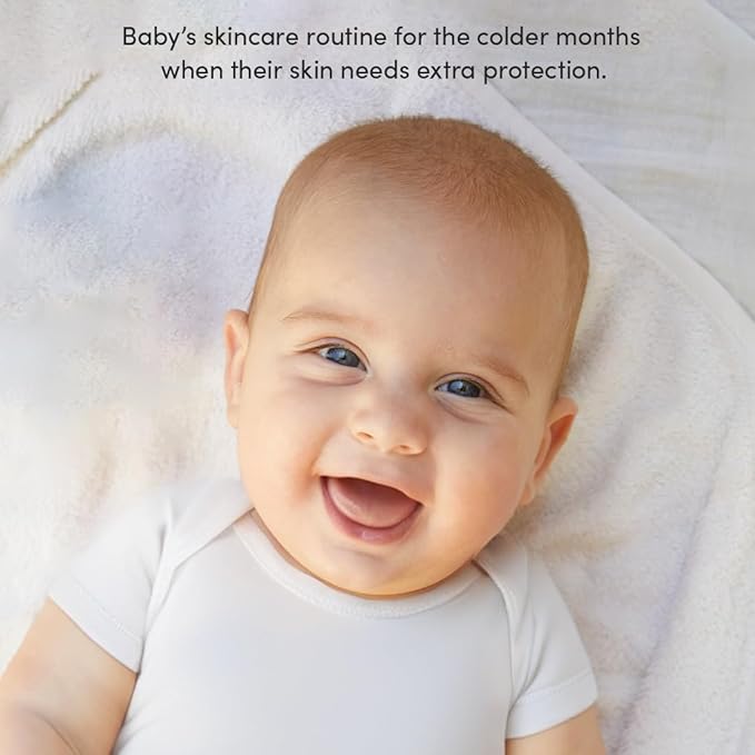 Evereden Protecting Baby Face Cream 1.7 fl.oz.: No.3 Rich Baby Cream - Infant Face Moisturizer - Ultra-Dry Skin - Cold, Dry Climates - Squalane & Ceramide - Clean Vegan Ingredients - Fragrance-Free