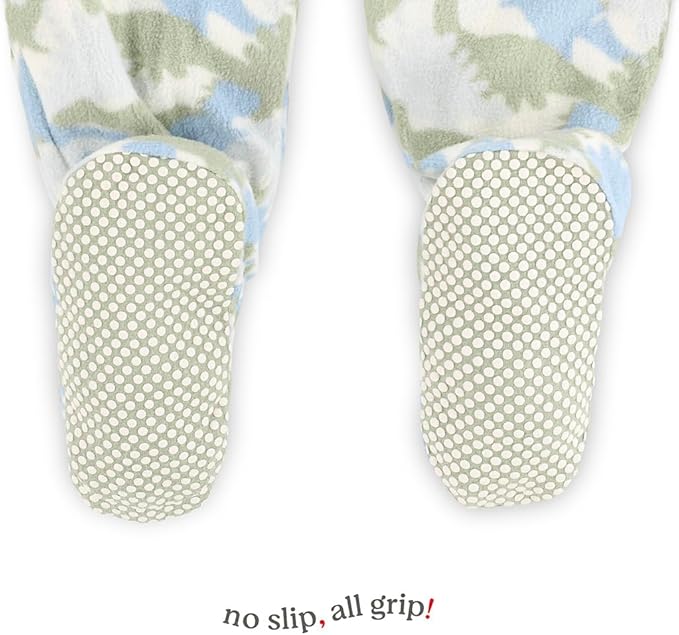 HUGGIES unisex-baby 3-pack Footed Fleece Coverall Pajamas