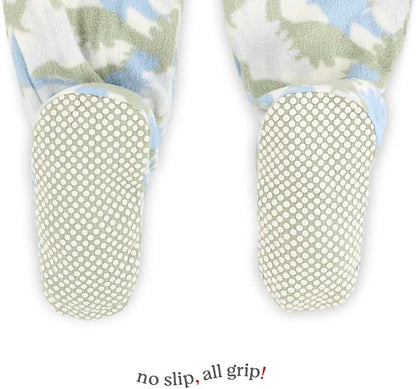 HUGGIES unisex-baby 3-pack Footed Fleece Coverall Pajamas