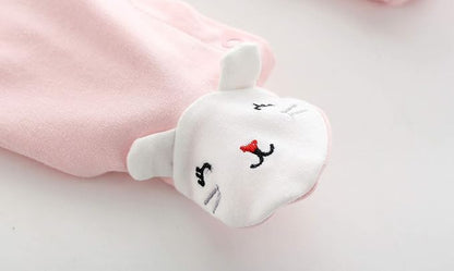 Baby One Piece Romper Soft Cotton Sleepwear Footed Jumpsuit for 0-12 Month Infant