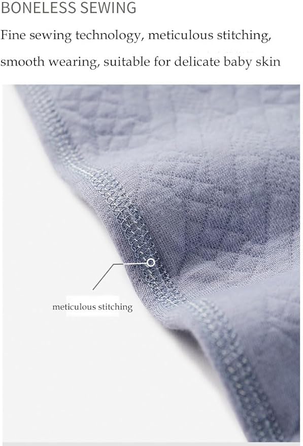 Newborn Going Home Outfit, Baby Romper 3-Layer 100% Cotton One-Piece, Baby Coming Home Set from Hospital