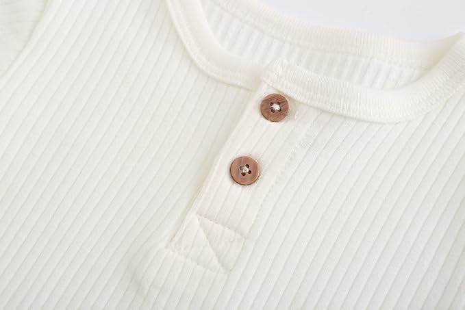 Kiddiezoom Newborn Baby Unisex Cotton One-Piece Bodysuits Baby Gift 5-Pack Baby Clothes