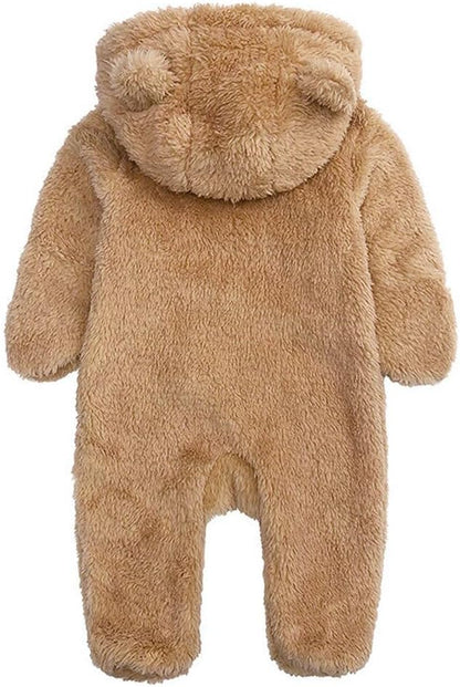 Curipeer Infant Baby Outfit Bodysuit Fleece Bunting Footed Sleeper 0-12M