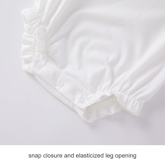 pureborn Baby Girls Boys Bodysuit Super Soft Cotton Romper 0-24 Months