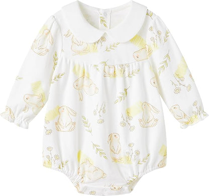 pureborn Baby Girls Boys Bodysuit Super Soft Cotton Romper 0-24 Months