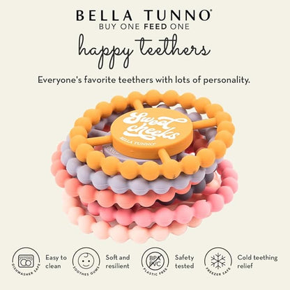 Baby Teether by Bella Tunno, Silicone Teethers for Babies 3-6 Months, 6-12 Months, Toys, Pacifier, Teething Relief, Boys, Girls, Baby Bro