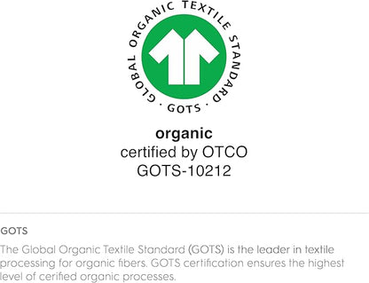 Little Unicorn 100% Natural Organic Cotton Burp Cloth 2 Pack | Ultra-Absorbent & Soft Muslin Fabric | Larger Size & Ergonomic Design (Floral Field + Driftwood)