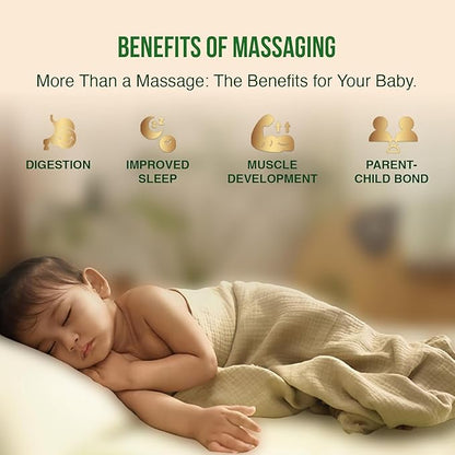 Fagreoo Baby Massage Oil with Goodness of Natural Olive oil enriched with vitamin E, Dermatologically tested, 400 ml