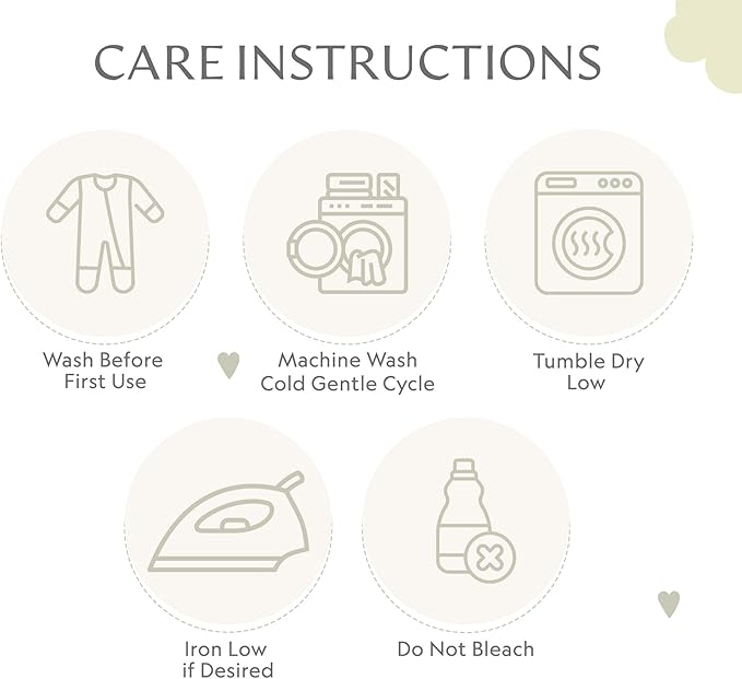 Bamboo Little Ultra-Soft Convertible Baby Romper - Gender Neutral Infant Clothes with 2-Way Zipper, Footless Sleepwear