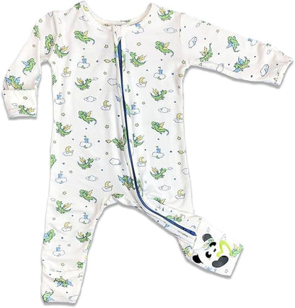 Bellabu Bear Convertible Footies for Baby Boys & Baby Girls, Family Matching Pajamas, Rayon from Bamboo