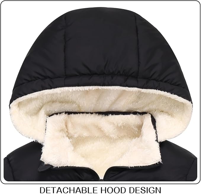 Toddler Winter Coat Baby Boy Fleece Jacket Kid Infant Girl Sweater Clothes 1-6T