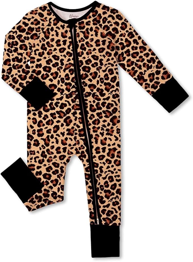 Weiwei Pajamas for Baby Boys & Girls Footies, Viscose from Bamboo Baby Romper, Baby Sleepers, 2-Way Zippy PJs, YKK